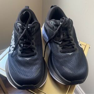 Hoka Bondi 8 Wide, Gray, size 7.5 D